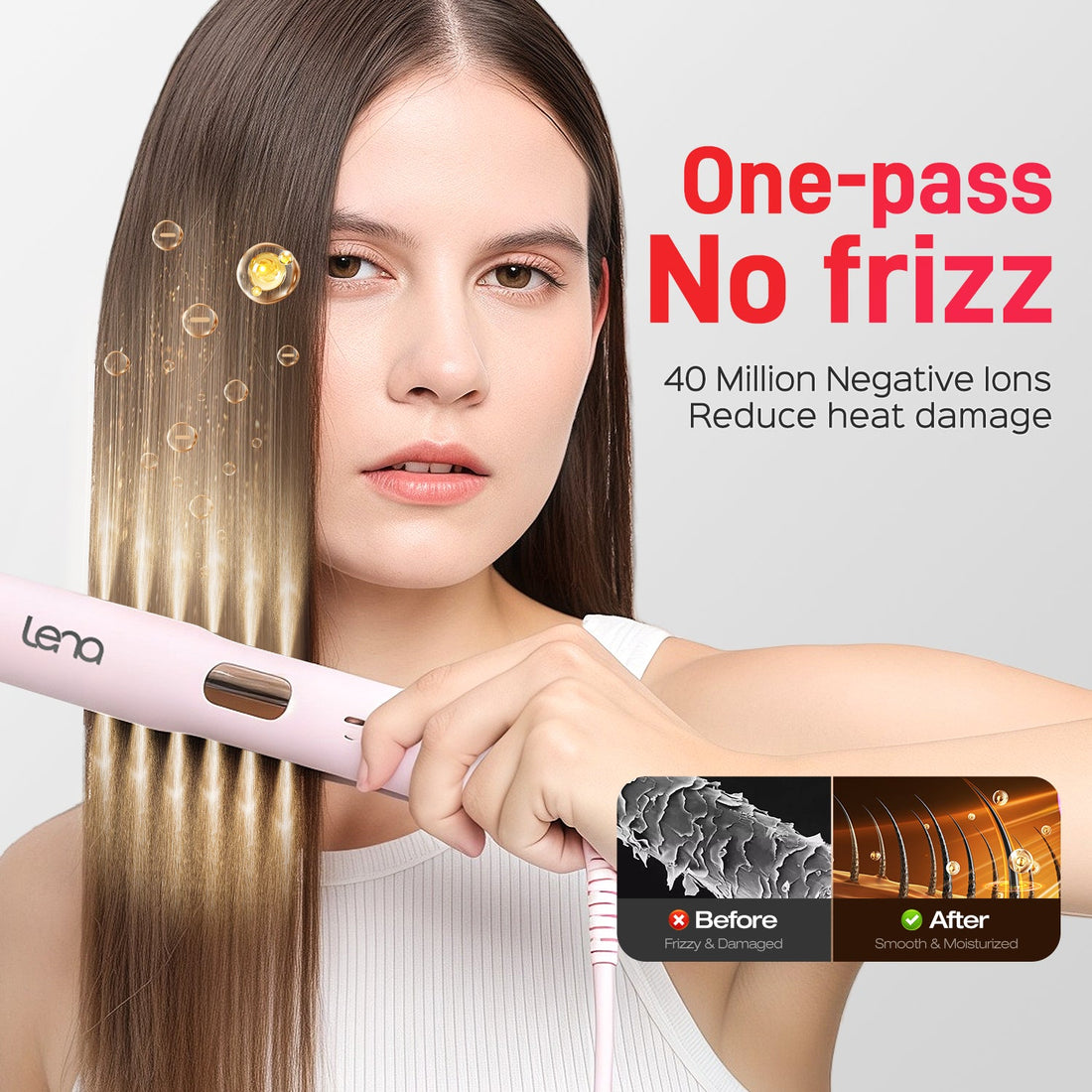 New Product Preview: LENA Hot Steam Hair Straightener