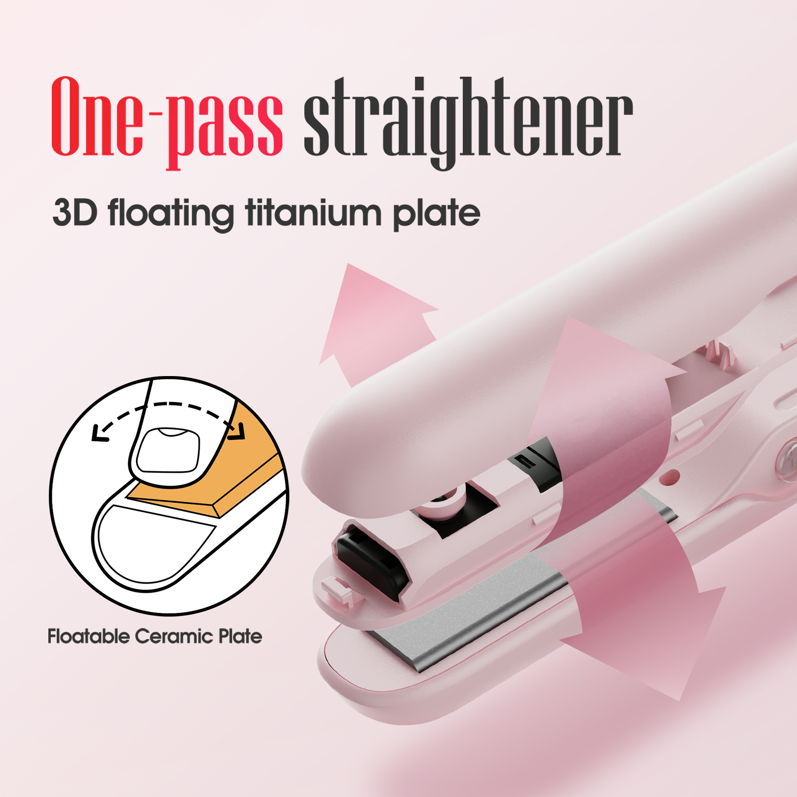 LENA H3A Mini  Hair Straightener