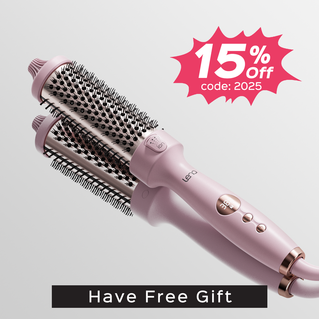LENA F9 Pink All-in-1 Hot Air Brush