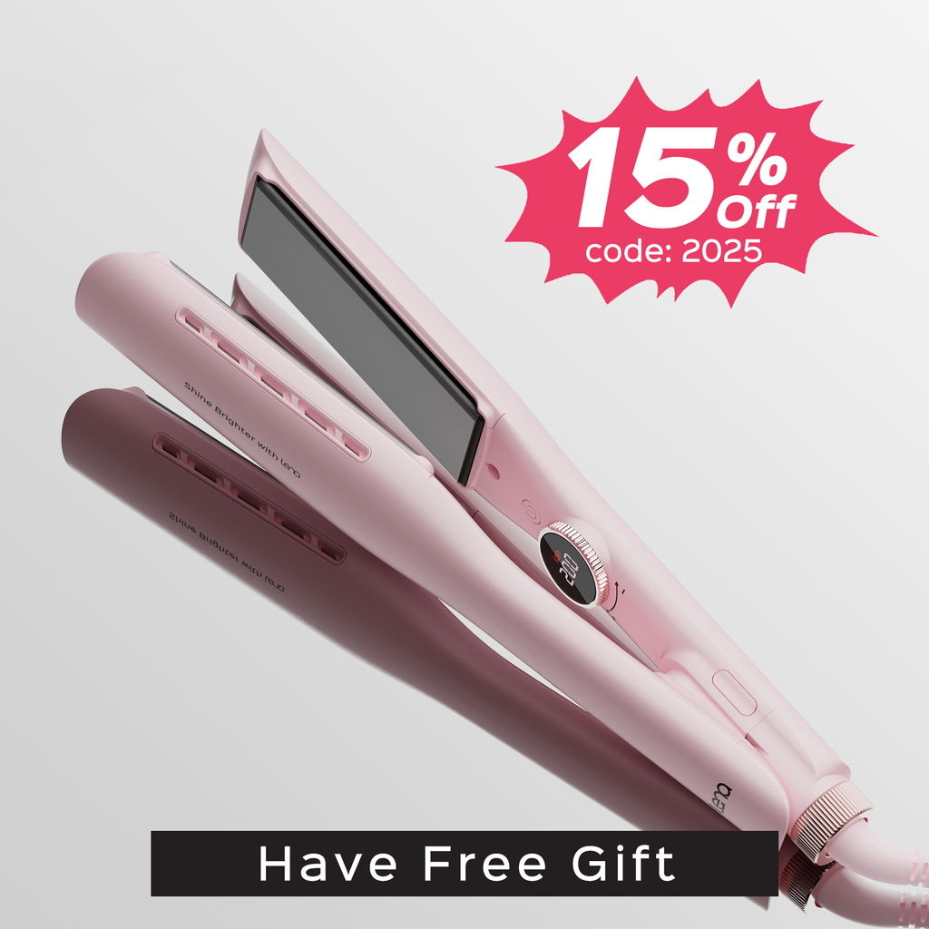 LENA H2S Wide Hair Straightener/Flat Iron