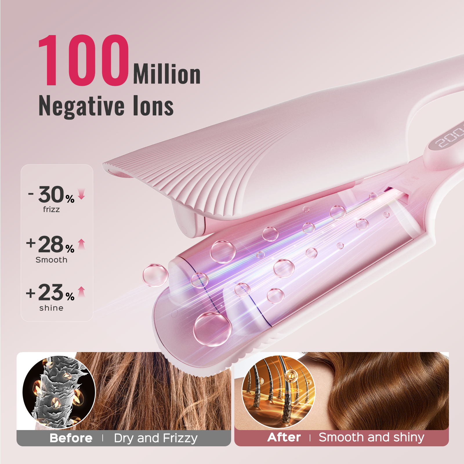 LENA S16 Beach Waves Curling Iron