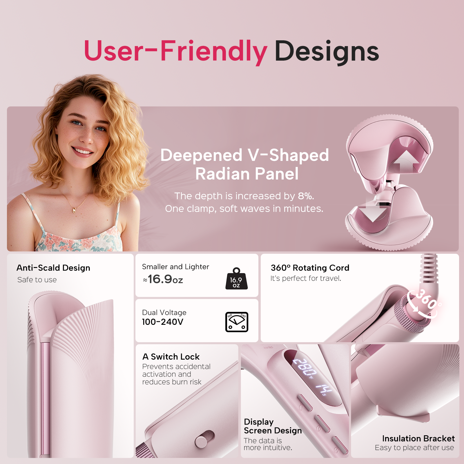 Lena S17s Curling Iron