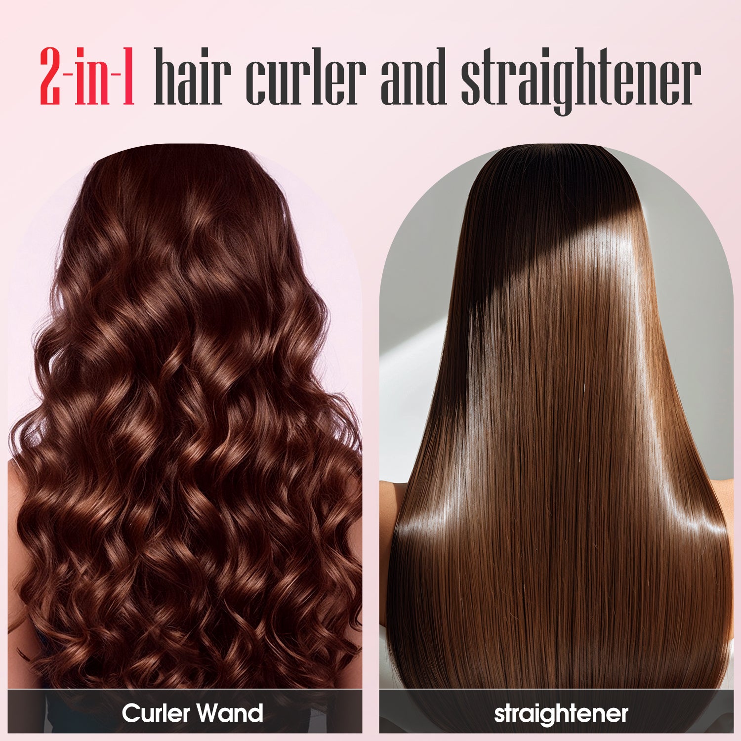 LENA H2 Titanium Hair Straightener/Flat Iron