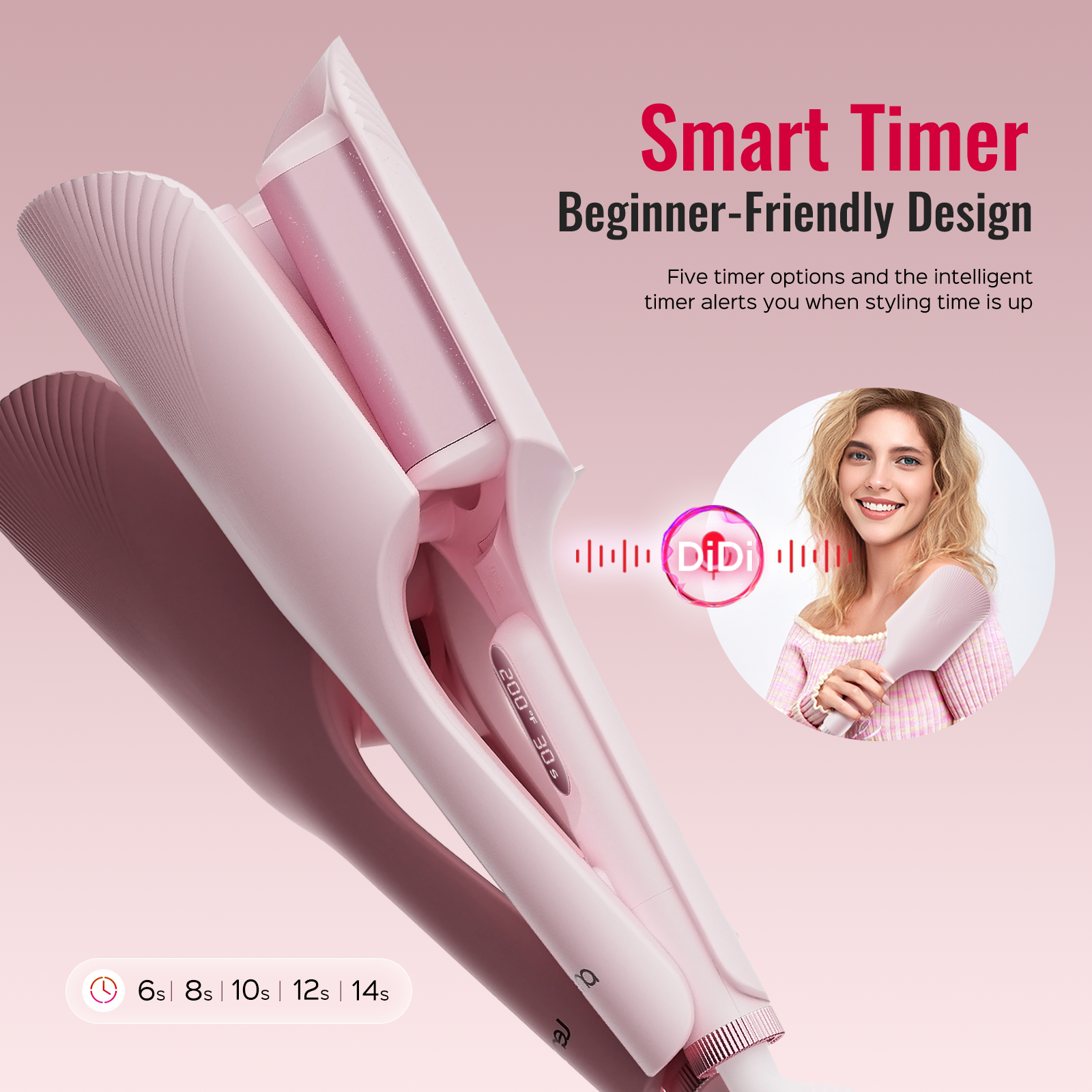 LENA S16 Beach Waves Curling Iron