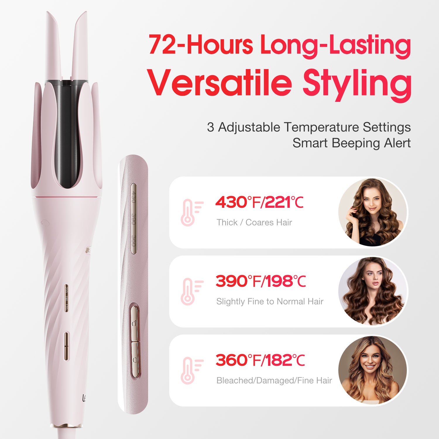 LENA Z4 Automatic Rotating Hair Curling Iron