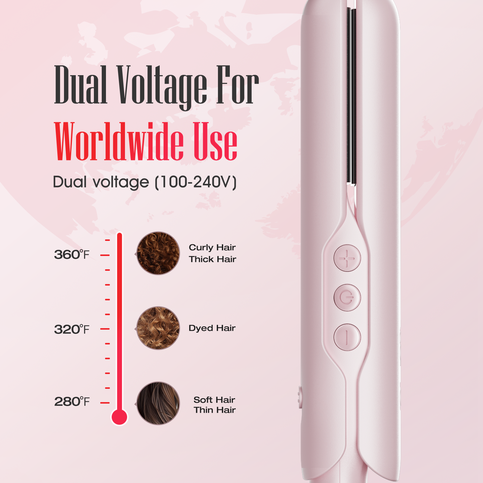 LENA H3A Mini  Hair Straightener